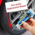 【Hot item】 Black Tyre Repair Instant Car Tire Repair Glue Strong Glues Wear-resistant Non-corrosive Adhesive Glue Jessica.
