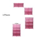 Double Row Bookshelf creative storage shelf Combination Shelf Floor Standing Bookcase. - book shelf.