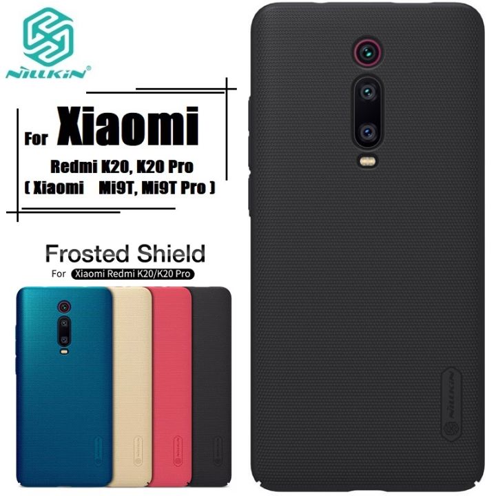 Nillkin [ Redmi K20, K20 Pro ] Super Frosted Shield Matte cover case for Xiaomi Redmi K20, K20 Pro (Xiaomi Mi9T, Mi9T Pro) - Black - Cover Case (Back Case Cover For Smartphone)