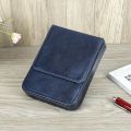 Handmade Vintage Leather Pen Case Box 6 Slots Pens Holder Organizer For Men Office Boy Girl School Pouch Cowhide Pencil Bag.