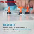 50pcs/set Level Wedges Tile Spacers For Flooring Tile Leveling System Leveler Locator Spacers Plier Balance Tiles Alignment.