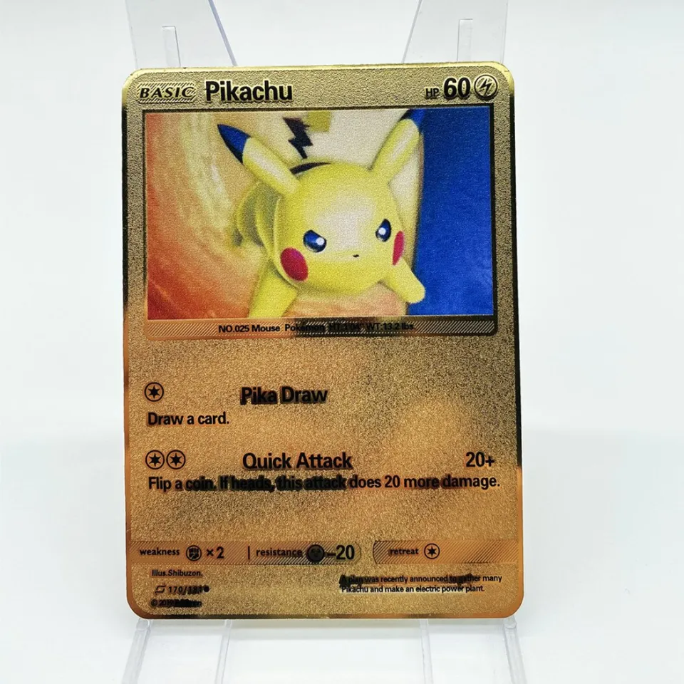 Serendipity partyPokemon Cards Metal Gold Card Dutch Interactive Spanish  Pokmon English Japanese Metal Card Hot Gold Cheap | Daraz.com.bd