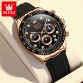 Top Luxury Sport Brand Chronograph Business Class Silicone Wristwatch For Men - Watch. 