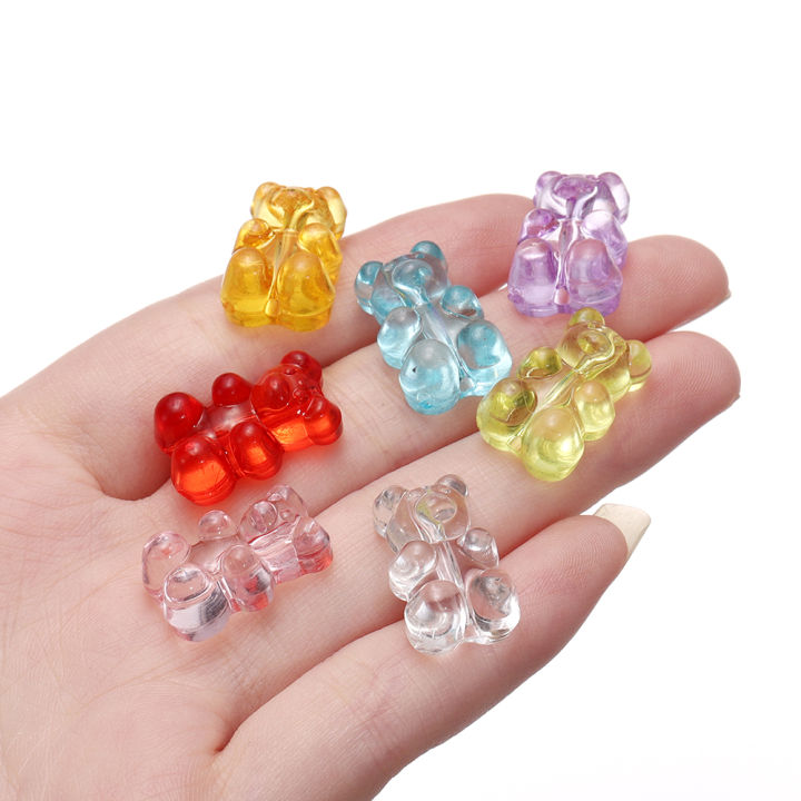 St.%20kunkka%2010pcs%20Acrylic%20Cute%20Bear%20Transparent%20Beads%20Perforated%20Pendant%20For%20DIY%20Jewelry%20Making%20Necklace%20Bracelet%20-%20Image%203