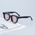 RHUDE RHODEO HIGH STREET SUNGLASSES MEN AND WOMEN Anti-uv400 ROUND STEAMPUNK PREMIUM HARDWOOD SOLAR EYEGLASSES.