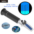 yieryi Handheld 0-100‰ Seawater Salinity Meter Sodium Chloride Concentration Refractometer. 
