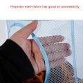 Brand New Mesh Hanging Storage Organizer 4 Compartments Folding Toy Clothing Bag Clothes Dryer Net Basket Hanging Organizer. 