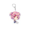 Cute Game Anime Keychain Cartoon Figure Sayori Yuri Natsuki Monika Acrylic Bag Pendant Boy Girl Key Chain Ring Jewelry Kids Gift.