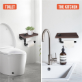 Rustic Industrial Toilet Paper Roll Holder,Pipe Floating Holder,B. 