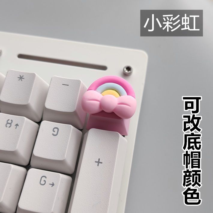 Cute%20cartoon%20cat's%20paw%20bunny%20xda%20three-dimensional%20round%20Lofe%20beautiful%20girl%20low%20switch%20keycaps%20mechanical%20keyboard%20-%20Image%208