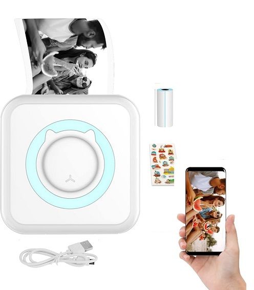 M9 Portable instant Photo Printer Text Printer Lebel Printer | Daraz.com.bd