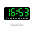 LED Digital Wall Clock With 2 Alarm Large Display Alarm Clock For Living Room Office Classroom Gym Shop Decor. 