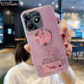 Phone Cases For Realme C51 Back Cover Sparkling Star Moon Soft Silicone Transparent Cartoon Cat Anti Drop Back cover Realme C51 case. 