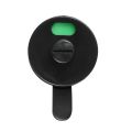 Bathroom Nylon Plastic Public Toilet Handle Black Door Lock Indicator Lock.