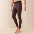 De Rong constant temperature heating warm pants women's autumn and winter high-waisted inner wear cotton wool autumn pants silk wool slim leggings men.