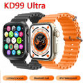 Smart Watch KD99 Ultra Watch Series 8 Men Women 1.99" Full Touch HD Large Screen Bluetooth Call Smartwatch Heart Rate Sleep Monitoring IP67 Waterproof Wireless Charging Watches. 