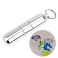 Mini Box Cigarete Case Holder Capsule Portable Aluminum Alloy Waterproof Round Pocket Lighter. 
