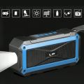 V53 Bluetooth speaker portable flashlight wireless solar charging external antenna radio.