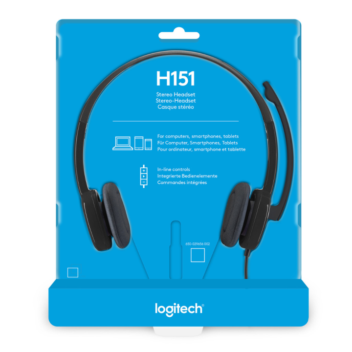 Logitech%20H151%20Wired%20Headset,%20Stereo%20Headphones%20with%20Rotating%20Noise-Cancelling%20Microphone,%203.5%20mm%20Audio%20Jack,%20In-Line%20Controls,%20PC/Mac/Laptop/Tablet/Smartphone%20-%20Black%20-%20Image%209