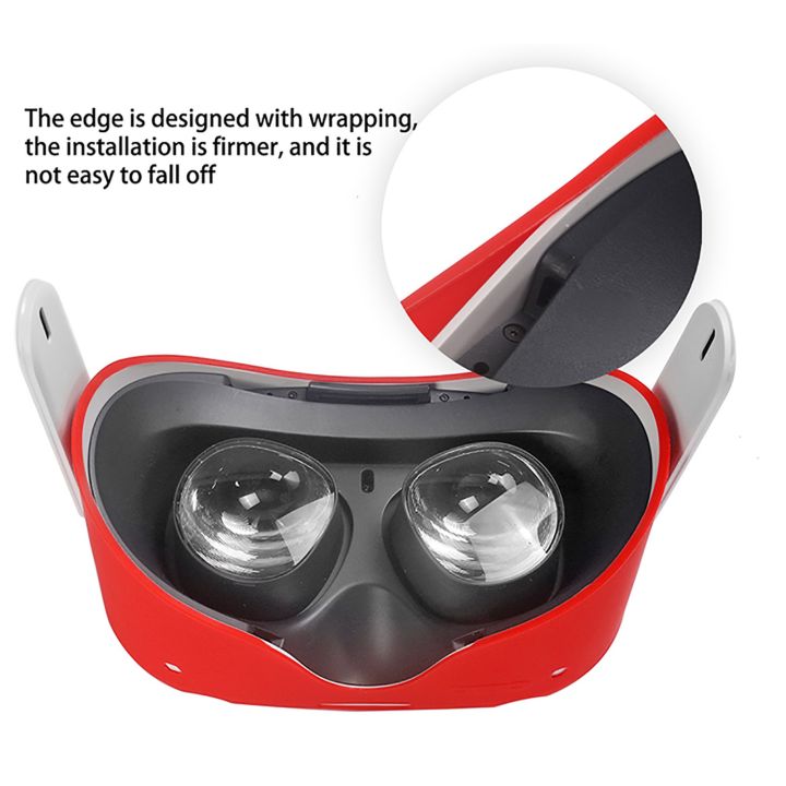 for%20Quest%202%20VR%20Accessories%20Silicone%20Sleeve%20Protective%20Case%20Skin%20Protective%20Cover%20Shell%20Housing%20Blue%20-%20Image%207