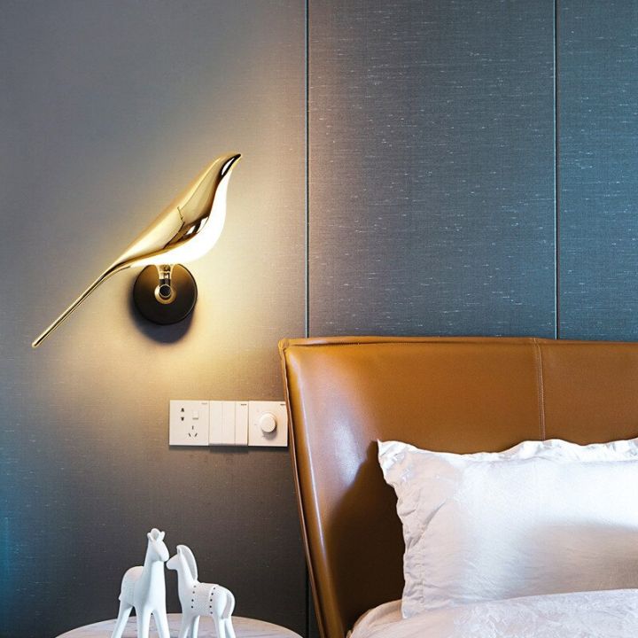 Postmodern%20Creative%20Bird%20Shape%20Wall%20Lamps%20Acrylic%20Alloy%20Simple%20For%20Living%20Room%20Restaurant%20Bedroom%20Gorgeous%20Decoration%20Luminaire%20-%20Image%205