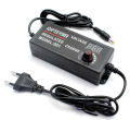 ADJUSTABLE AC TO DC 3V to 24V 5A  ADAPTER WITH DISPLAY SCREEN VOLTAGE ADJUSTABLE POWER SUPPLY ADATPOR. 