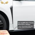 SuperRide Car Fender Side Vent Modified Car Side Fender Vent Sticker Decor.
