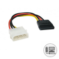 4 Pin LP4 to Right Angle SATA Power Cable Adapter For SSD & HDD. 