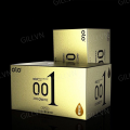 OLO 001 Hyaluronic Acid Long Lasting Gold Condom 1 Pack (10 Pcs). 