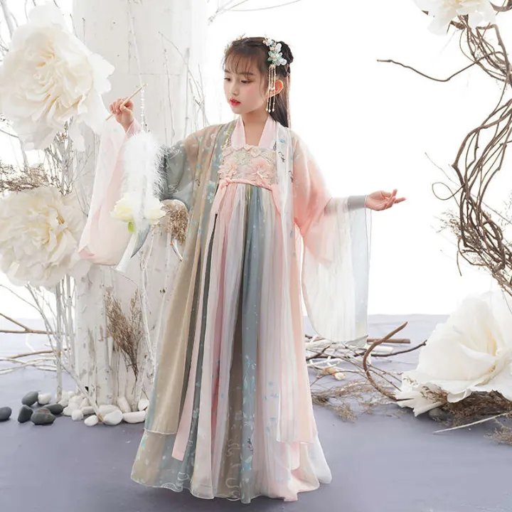 Girl's%20Hanfu,%20Chinese%20baby%20Tang%20costume,%20Ru%20skirt,%20autumn%20and%20winter%20ancient%20style,%20super%20immortal%20children's%20little%20girl%20dress%20-%20Image%204