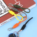 【Hot ticket】 1Pc Multi-function Paracord Keychain Anti-lost Camera Lanyard Carabiner Hook Cord Backpack Hanging Rope Outdoor Survival Tool Tetuo. 