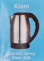 Kiam Electric Kettle Stainless Steel 2.8 Ltr -228.