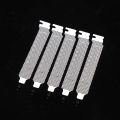 5Pcs Desktop Computer Host Chassis PCI Cooling Dust Filter Baffle PCI Slot Cover Board PC Computer Case Ventilation Baffle Net Ruishu. 