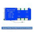 24S 72V 80A LiFePO4 Battery Protection Board Lithium Battery Protection Board Same Port with Equalization Temperature Control BMS Battery Board (80A). 