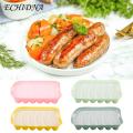 Food-grade Silicone Sausage Molds Silicone Sausage Mold Non-stick Easy to Clean Healthy Fun Food Making Baby Supplements Steamed Meat Intestines Sausage Molds. 