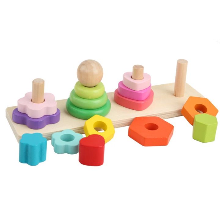Cute%20Baby%20Kids%204-Column%20Geometric%20Blocks%20Stacking%20Shape%20Matching%20Puzzle%20Game%20Education%20Study%20Toy%20-%20Image%207