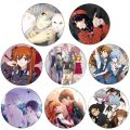 Cute EVA Anime Brooch Pins Cosplay Ikari Rei Shinji Asuka Nagisa Ayanami Kaworu Badge Clothes Backpacks Women Gift Drop Shipping.