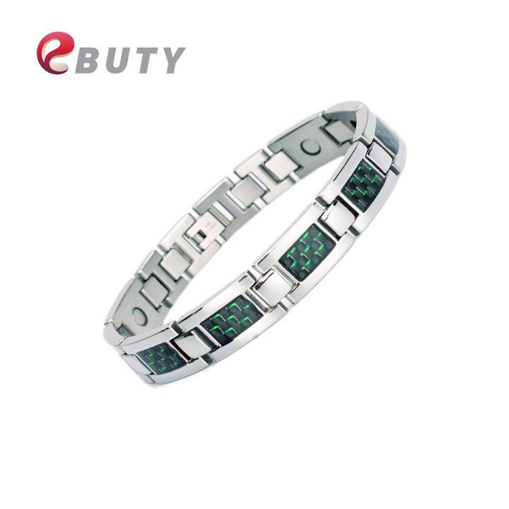 EBUTY%20Men's%20Bracelets%20Magnetic%20Chain%20Link%20Bracelet%20Luxury%20Fashion%20Health%20Care%20Jewelry%20With%20Hook%20Buckle%20Clasp%20Therapy%20Bangles%20-%20Image%204
