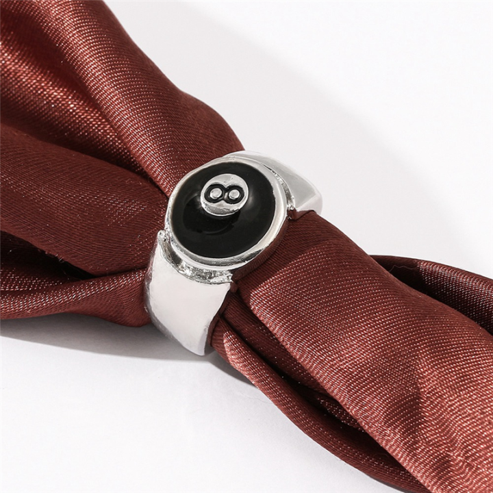 Pool%20Ball%20Ring%20Billiards%20Men'S%20Ring%20Adjustable%20Number%20Black%208%20Eight%20Pool%20Billiard%20Ring,%20for%20Pool%20Lovers%20-%20Image%206