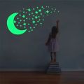 Radium Sticker STAR & MOON Shape - 1 Pack. 