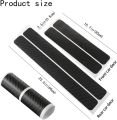 Sticker Black Carbon Fiber (18"×3" )Vinyl Wrap Texture 3D self adhesive DIY Decor Bike ,Motorcycle,Car stickers. 