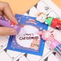 10Colors Ballpoint Pen Cartoon Bear 0.5mm Colorful Ink Gel Pens Silicone Kawaii Pens School Office Supplies Stationery.