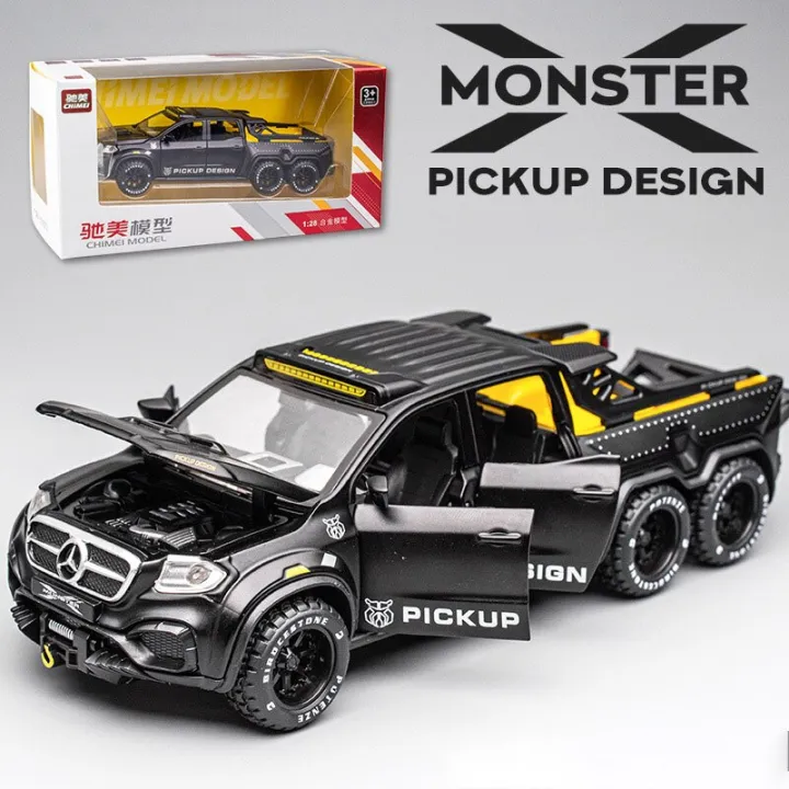 1:28%20Mercedes-Benz%20X-CLASS%20EXY%206X6%20Pickup%20Die-Cast%20Vehicles%20Alloy%20Model%20Car%20Toys%20With%20Light%20&%20Sound%20For%20Gift%20Collection%20-%20Image%203