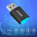 WiFi 6 AX900 USB WiFi Adapter 2.4G/5GHz 900Mbps Wireless Ethernet WiFi Network Card Drive Free USB Dongle for PC Win10/11.