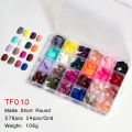 480pcs/Box Nails Press On Short Length Reusable Tips With Design Matte Square Long Sharp Full Kawaii False Tip Art Set. 