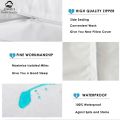 【Popular】 Waterproof Pillow Protector with Zipper Bed Bug Proof Pillowcase Protects Against Dust Mite Stains Allergens Pillow Cover 1pc 50*80cm.