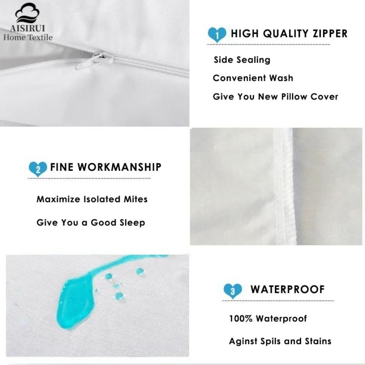 %E3%80%90Popular%E3%80%91%20Waterproof%20Pillow%20Protector%20with%20Zipper%20Bed%20Bug%20Proof%20Pillowcase%20Protects%20Against%20Dust%20Mite%20Stains%20Allergens%20Pillow%20Cover%201pc%20%2050*80cm%20-%20Image%205