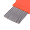 Long Teeth Hair Lice Comb Stainless Steel Flea Nit Dust Removal Super Fine Brush Long Teeth Hair Lice Comb Density Teeth Brush.
