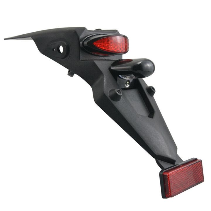 Universal Motorcycle Rear Mudguard with LED Tail Light