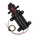 DC 12V 60W High Pressure Micro Diaphragm Water Pump Automatic Switch 4L/Min Range 8m Water Pump. 